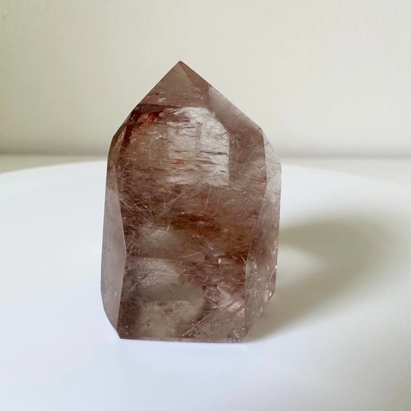 Rutile Amphibole Quartz Point Angel Phantom Tower Crystal Natural High Quality - Picture 9 of 9